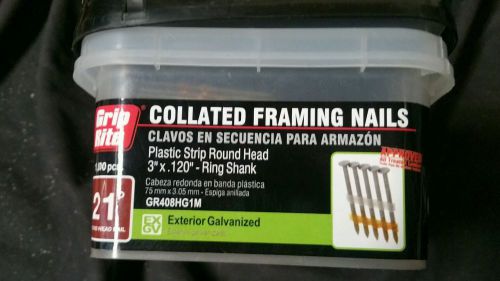 Coated framing nails 3 x .120 ring shank