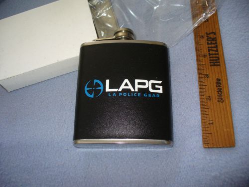 LAPG 7 OZ Stainless Steel Water Liquor Hip Flask Pocket LA Police Gear