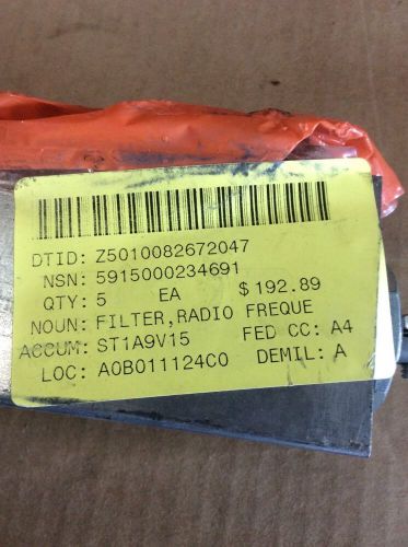 NSN 5915-00-023-4691 Radio Frequency Filter