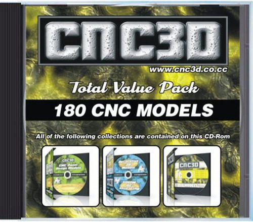 180+ CNC 3D Relief Models 3 DISC Combined SET NEW &amp; Factory Sealed STL DXF EPS