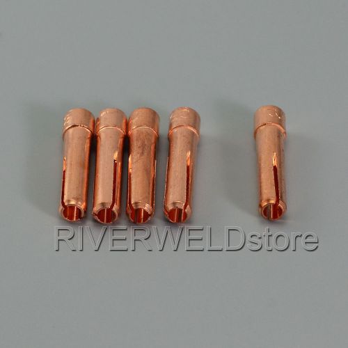 10N25S Stubby Collet 1/8&#034; 3.2mm Fit TIG welding torch WP PTA DB SR 17 18 26 5PK