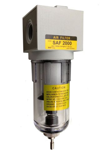 PneumaticPlus SAF2000M-N02B Compressed Air Particulate Filter 1/4&#034; Pipe Size ...