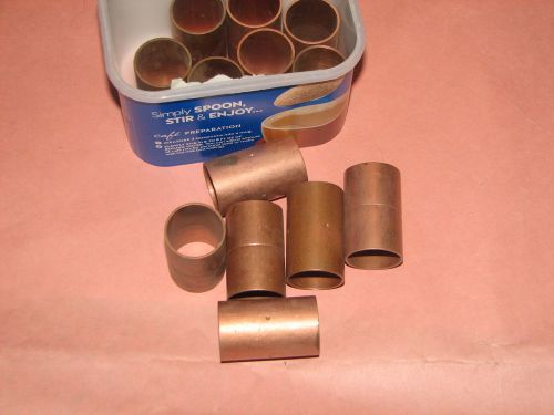 Two  w 01034 mueller  1-1/8 inch wrot copper coupling with stop w01904 for sale