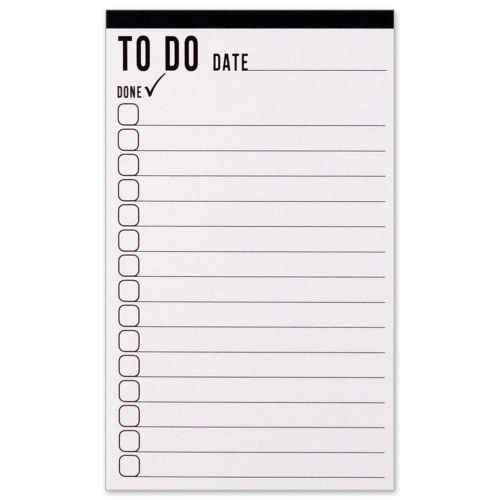 To Do List Cards - 3x5 Inch - Index Cards - Pack of 75 - Double Sided