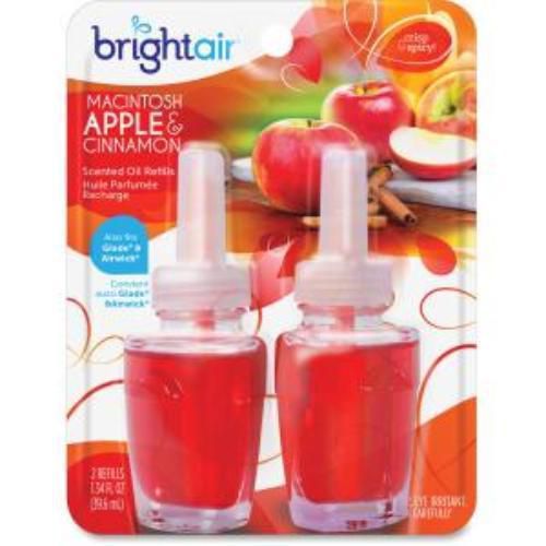 Bright Air Electric Scented Oil Air Freshener Refill - Oil - Macintosh Apple,