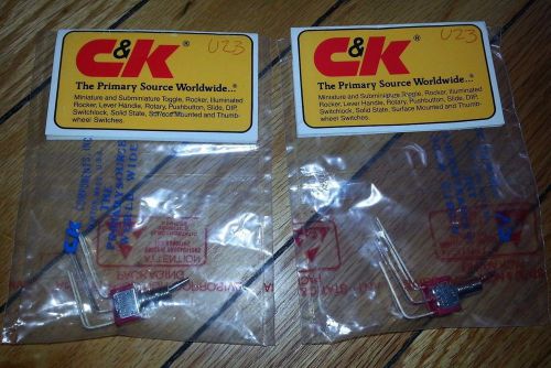 C&amp;K U23 Toggle Switch (Lot of 2) Switches New Component LAST ONES!!!