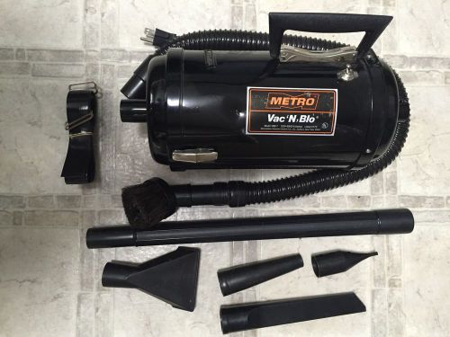 Metro vac &#039;n&#039; blo  vacuum blower portable 120 vac 6.5 amp vnb-7 for sale