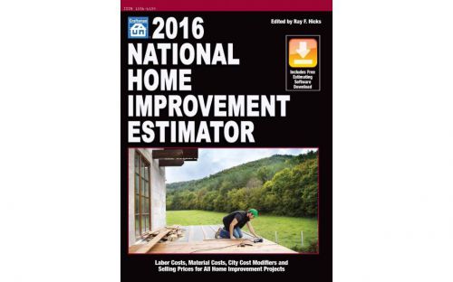 2016 NEW National Home Improvement Estimator Labor &amp; Material Costs CRAFTSMAN