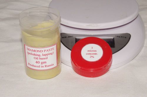 Diamond polishing and lapping paste 3.0 micron 40 gram for sale