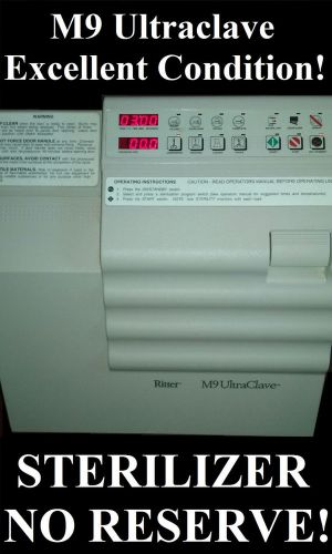 MidMark Ritter M9 UltraClave Digital Autoclave 4 Trays Excellent NO RESERVE!