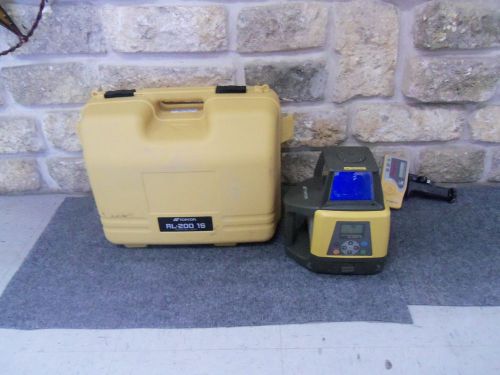 TOPCON RL-200 1S ROTATING LASER GREAT CONDITION WITH CASE RL200
