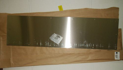 New Hager Kick Plate Door Protection 10&#034; x 36&#034; Satin Stainless Finish 194S US32D
