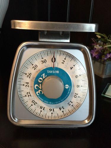TAYLOR PRECISION PRODUCTS TS32 32OZ DIAL PORTION SCALE STAINLESS NSF