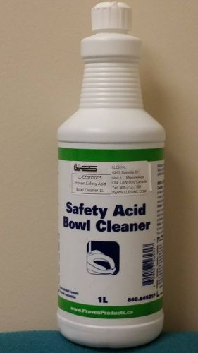 Proven safety acid bowl cleaner 1l - lab, home, &amp; industrial use for sale