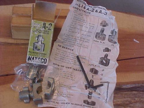 Nos watsco a-2 adjustable line tap valve for 1/2&#034;- 5/8&#034; o.d. tube for sale