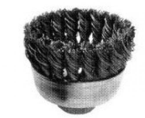 Vermont American 16830 3-Inch Knotted Wire Cup Brush with 5/8-Inch Arbor