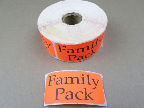 Roll of &#034;Family Pack&#034; stickers. Hundreds of stickers.