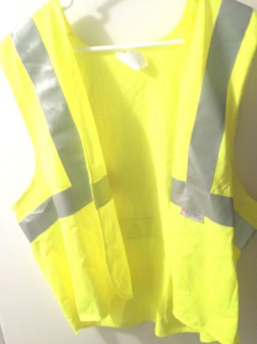 3M Yellow High Visibility Safety Best With Grey Reflective Strips