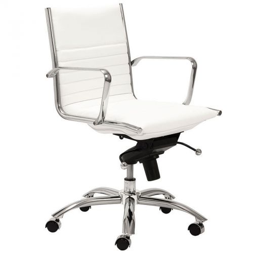 Dirk Low Back Office Chair White