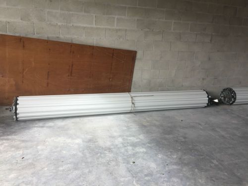 10 x12 commercial roll up doors White used not perfect.