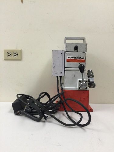 Spx power team pe183a model c electronic hydraulic portable pump for sale