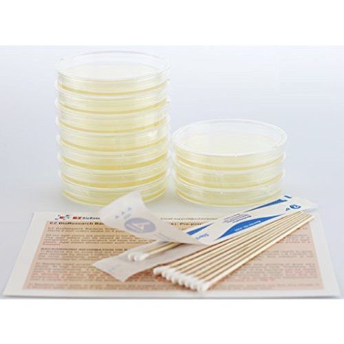 Bacteria biology science kit (iv): top science fair project kit. pre-poured and for sale