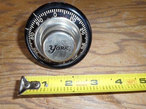 York MADE BY YALE Antique Combination Safe Dial AND CHANGE KEY