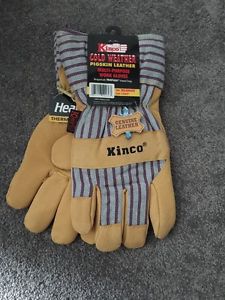 Kinko Cold Weather Pigskin Leather Work Gloves, X-Large,No 1927 XL