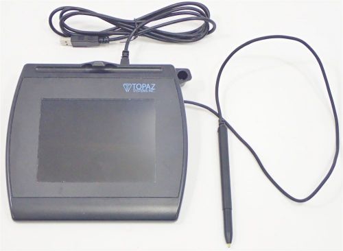 Topaz T-LBK766-BHSB-R 4&#034;x5&#034; LCD Signature Gem Capture Pad USB