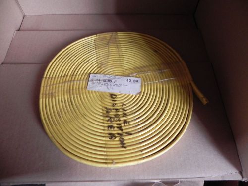 Festoon 14/4 yellow flat cable (pvc). 40 feet. new. for sale