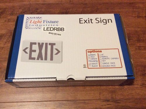 LED Exit Sign With Battery Backup