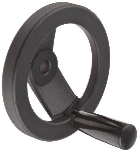 Monroe 2 Spoked Black Powder Coated Aluminum Dished Hand Wheel with Fold-A-Way