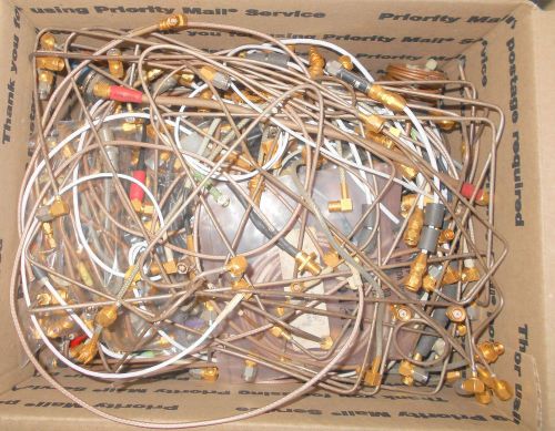 11lb lot rf sma ssma smb smc connectors microwave gold plated cable tubing etc. for sale