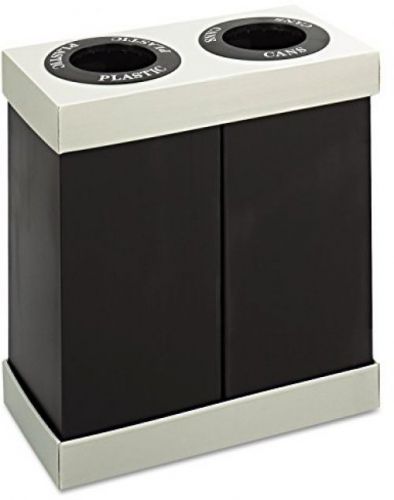 Safco Products 9794BL At-Your-Disposal Waste Recycling Center, Two 28-Gallon