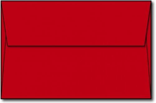 Red A9 Envelopes, 5 3/4 X 8 3/4 - 100 Envelopes - Desktop Publishing Brand