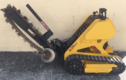 2011 BOXER 118 GAS RIDE-ON RUBBER TRACK TRENCHER