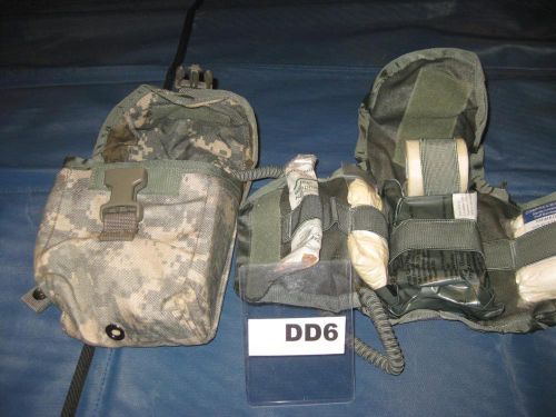 ACU IFAK COMBAT SOLDIERS IMPROVED FIRST AID KIT GOOD 2009 3647 DD6