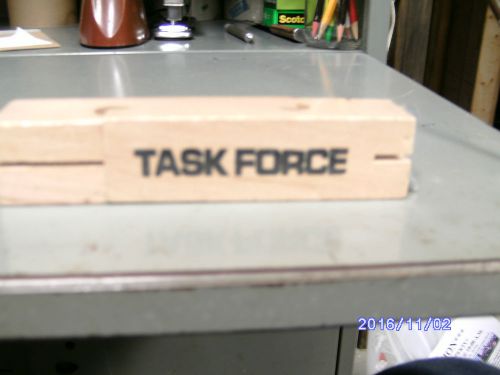 task force woood line block new in the package first class ship 4oz.