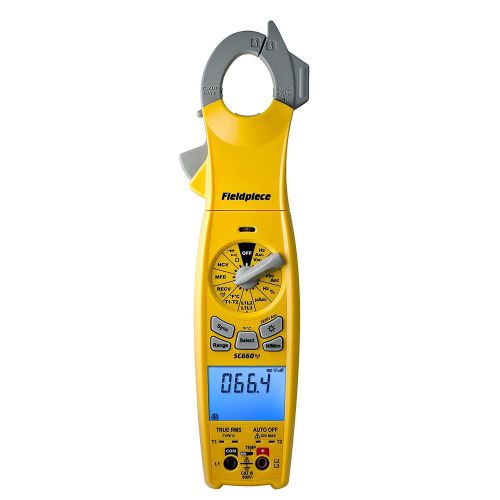 Fieldpiece sc660 wireless swivel clamp meter for sale