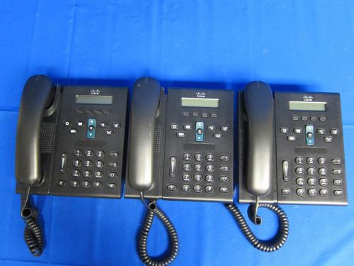 Lot of (3) Cisco CP-6921 Unified IP Business Phone 2-Line
