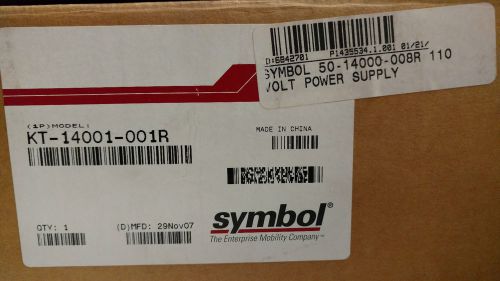 NEW Symbol Power Supply 50-14001-001 W/ 25-100620-01 &amp; 23844-00