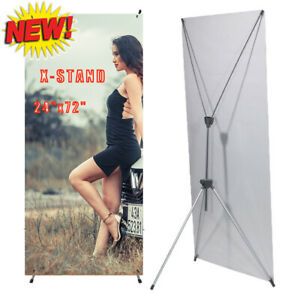 New &amp; Style Premium X-Frame Banner Stand 24&#034;x72&#034; with Carrying Bag (Frame ONLY)