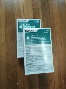 LOT OF 2 BNIB ECOLAB DIP-IT XP CONCENTRATED COFFEE/TEA POT DESTAINER Exp Sep 22