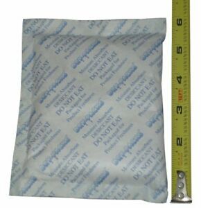 4 pack of 112 Gram Silica Gel Desiccant Packets 6&#034; x 4.5&#034; By Dry-Packs Brand