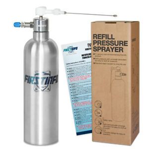 FIRSTINFO 650c.c Stainless Steel Air Refillable Pressure Sprayer Can