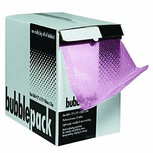 Tape Logic TLBD1212AS Anti-Static Bubble Dispenser Packs 1/2&#034; x 12&#034; x 50&#039; Pink