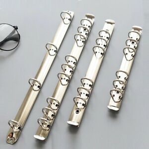 Metal Spiral Rings A5 Binder Clip With 2 Pair of Screw For Diary Notebook 9 Rin&amp;