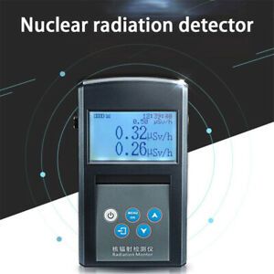 Radioactive Nuclear Radiation Detector w/ Alarm Geiger Counter Gamma LCD Display