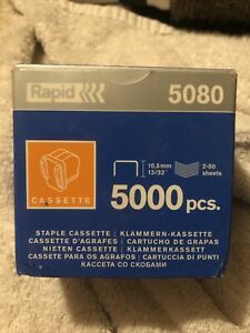 Rapid 5080 Staple Refill Cartridge, 5000 pieces 13/32&#034;