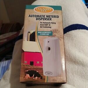 6 NEW Cntry Vet Automatic Metered Dispensers for Flying Insect kill or Fresh AIR